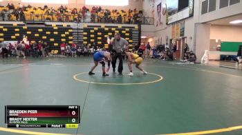 113 lbs Cons. Round 4 - Braeden Peer, REVERE vs Brady Hexter, OLMSTED FALLS