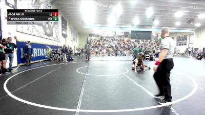 175 lbs Quarterfinal - Efosa Osayande, Peninsula vs Alor Mills, Laguna Hills