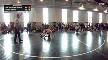 105-112 lbs Quarterfinal - Mackenzie Anderson, Shenandoah Valley Wrestling Cl vs Chloe Temple, Tabb Wrestling Club