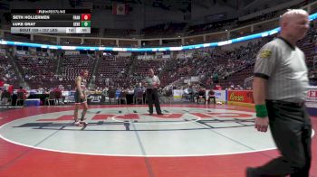 107 lbs Consi 1 - Seth Hollermen, Franklin vs Luke Gray, General McLane