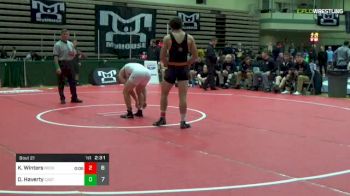 157 lbs Round Of 16 - Kaidon Winters, Rochester Institute Of Tecnology vs Daniel Haverty, Castleton