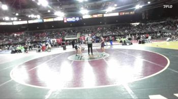 98 lbs Champ. Round 2 - Clayton Oxnam, New Plymouth vs Brayden Harrison, Hermiston Oregon