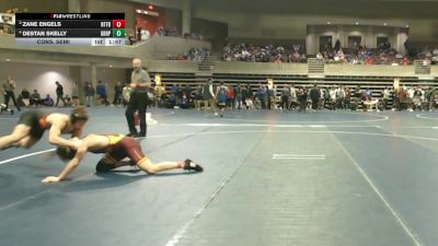 172 Championship Bracket Cons. Semi - Zane Engels, Northfield vs Destan Skelly, Grand Rapids