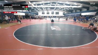165 lbs Finals (2 Team) - Connor Dube, York vs Justin Craig, Messiah