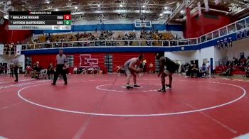 215 lbs Semifinal - Jayden Bartoszek, Hanover Central vs Malachi Evans, Penn High School