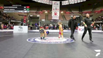 Bantam - 85 lbs 7th Place Match - Emma Sanchez vs Giovanni Hernandez, Manteca Cobras Wrestling Club