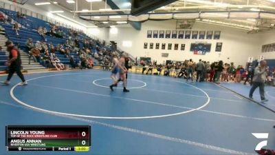 126 lbs Cons. Round 1 - Lincoln Young, Top Of The Rock Wrestling Club vs Angus Annan, Riverton USA Wrestling