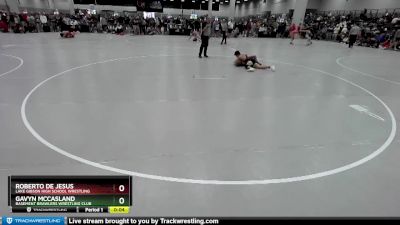 126 lbs Cons. Round 3 - Roberto De Jesus, Lake Gibson High School Wrestling vs Gavyn McCasland, Basement Brawlers Wrestling Club