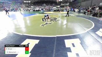 1A 144 lbs Champ. Round 1 - Reece Decourval, Klahowya vs Brock Berger, Deer Park