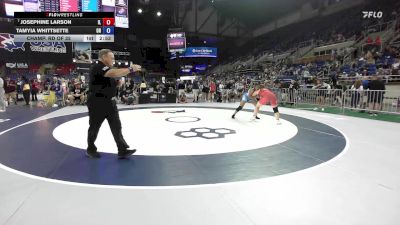 190 lbs Champ. Rd Of 32 - Josephine Larson, IL vs Tamyia Whittsette, OH