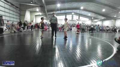 80 lbs Quarterfinal - Kutter Means, Salina Wrestling Club vs Reilas Sanchez, Locust Grove Youth Wrestling