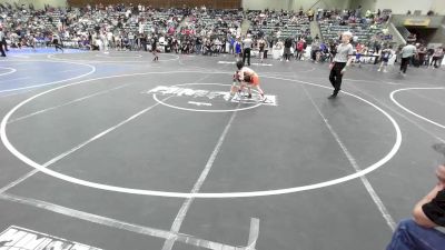 54 lbs Round Of 16 - Wyatt Johnson, Fallon Outlaws WC vs Archer Chavez, West Valley Junior Eagles