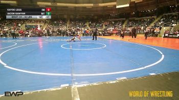 52 lbs Consi Of 8 #1 - Kayde Legg, Keystone Wrestling Club vs Jacob Sawyer, Mat Demon Wrestling Club