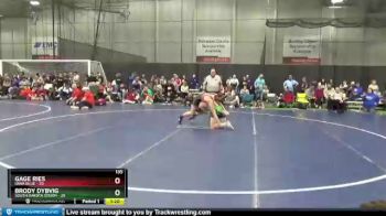 135 lbs Round 2 (6 Team) - Brody Dybvig, South Dakota Storm vs Gage Ries, Iowa Blue
