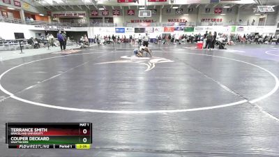 133 lbs Cons. Round 3 - Terrance Smith, Graceland University vs Couper Deckard, Unattached