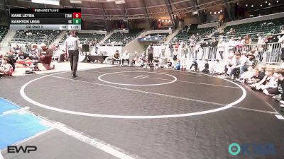 49 lbs Rr Rnd 2 - Kane Leyba, Team Tulsa RED vs Kashton Legg, Keystone Kids Wrestling Club