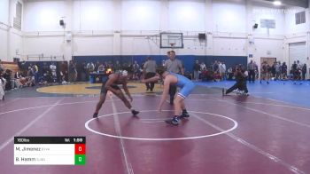 160 lbs Quarterfinal - Marcos Jimenez, Evergreen Valley vs Baily Hamm, Clovis North