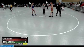 150 lbs Cons. Round 3 - Bryce Vernotico, Rockwall Training Center vs Jake Hanson, Izzy Style Wrestling