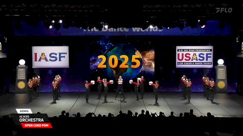 AZ ACES - Orchestra [2025 Open Coed Pom Semis] 2025 The Dance Worlds