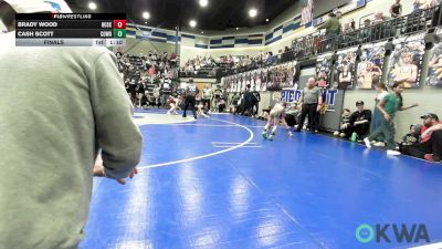 49 lbs Final - Brady Wood, Husky WC vs Cash Scott, Cowboy Wrestling Club