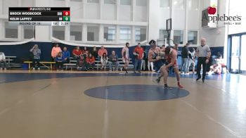 165 lbs Round Of 16 - Brock Woodcock, Southern Illinois vs Kelin Laffey, University At Buffalo
