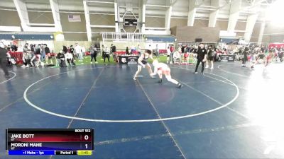 215 lbs Semifinal - Jake Bott, UT vs Moroni Mahe, UT