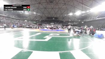 Boys 3A 175 lbs Champ. Round 3 - Eli Yackel, Central Valley vs Jayden Walker, Decatur