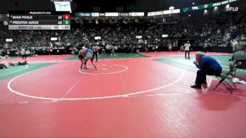 154 lbs Champ. Round 2 - Preston Jaros, LAC3 vs Evan Fogle, DEF2