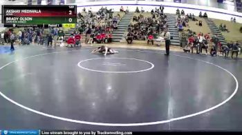 120 lbs Cons. Round 2 - Akshay Mediwala, Reno vs Brady Olson, Damonte Ranch