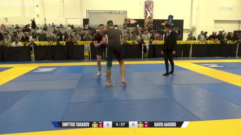 David Aakhus vs Dmytro Tarasov 2024 World IBJJF Jiu-Jitsu No-Gi Championship