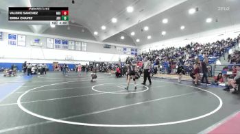 125 lbs Champ. Round 1 - Valerie Sanchez, Merced vs Emma Chavez, Arroyo