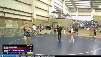 110 lbs Semifinal - Emma Albanese, Nevada vs Krystal Corona-Ortega, Nevada