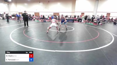 70 kg Quarters - Michael Madry, Mad Cow Wrestling Club vs Scott Pancoast, South Carolina