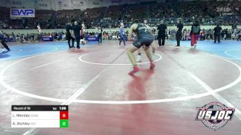 120 lbs Round Of 16 - Luke Mendez, NORTH DESOTO WRESTLING ACADEMY vs Abram Atchley, Norman Grappling Club