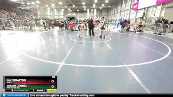 96 lbs Champ. Round 1 - Josiah Deonigi, Mat Demon WC vs Jax Stratton, INWTC