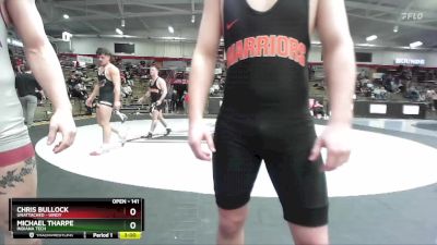 141 lbs Cons. Round 2 - Chris Bullock, Unattached - UIndy vs Michael Tharpe, Indiana Tech