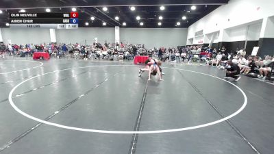 165 lbs Olin Neuville, Wisconsin Blue vs Aiden Chur, California Gold