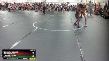 72 lbs Round 2 (6 Team) - Braden Smigler, Mat Warriors vs Jaxon Jolley, 84 Athletes