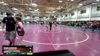 115 lbs 2nd Place Match - Langston Huffman, Cobbler Kids vs Randi Hardman, Pioneer Wrestling Club