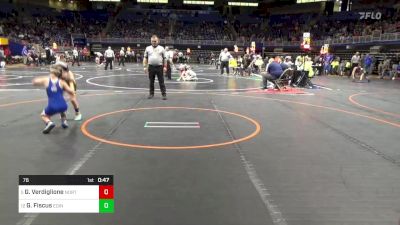 76 lbs Round Of 16 - Gabby Verdiglione, Northern Bedford vs Gabriella Fiscus, Edinboro