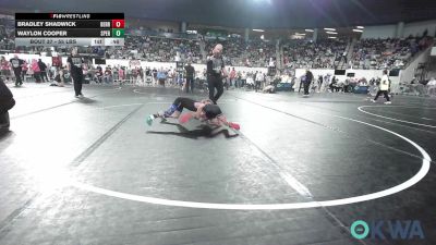 55 lbs Consi Of 16 #2 - Bradley Shadwick, Berryhill Wrestling Club vs Waylon Cooper, Sperry Wrestling Club