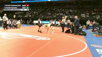 126 Class 4 lbs Cons. Round 2 - Tucker Feagans, Neosho vs Zayden Isringhausen, Branson