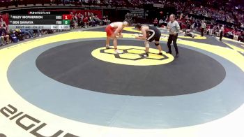 D1-215 lbs Champ. Round 1 - Ben Sawaya, Perrysburg vs Riley McPherson, Brecksville