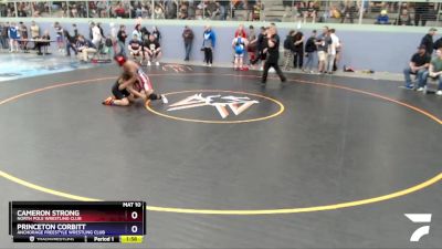 160 lbs Round 1 - Princeton Corbitt, Anchorage Freestyle Wrestling Club vs Cameron Strong, North Pole Wrestling Club