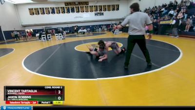 150 lbs Cons. Round 2 - Jaxon Robbins, All Saints Episcopal vs Vincent Tartaglia, Rockwall-Heath