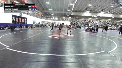160 lbs Cons. Round 2 - Kylee Tait, Campbellsville University vs Justice Thomas, Ottawa University