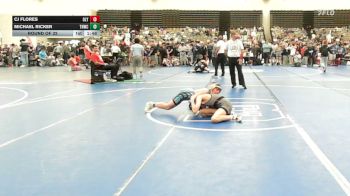 110-I lbs Round Of 32 - CJ Flores, Olympic vs Michael Ricker, Team Nauman Wrestling Club