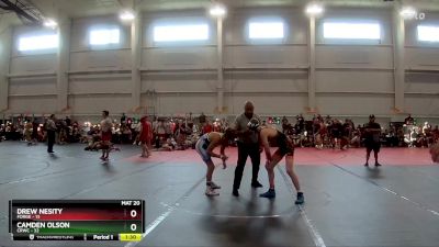 115 lbs Round 5 (8 Team) - Camden Olson, CRWC vs Drew Nesity, FORGE