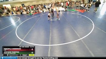 42-44 lbs Round 3 - Makayla Anderson, JWC vs Stetson Maestas, Stallions Wrestling