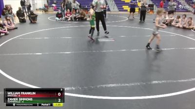 50 lbs Round 1 (6 Team) - Chase Hood, Summerville vs Leanna Drook, Grizzlies